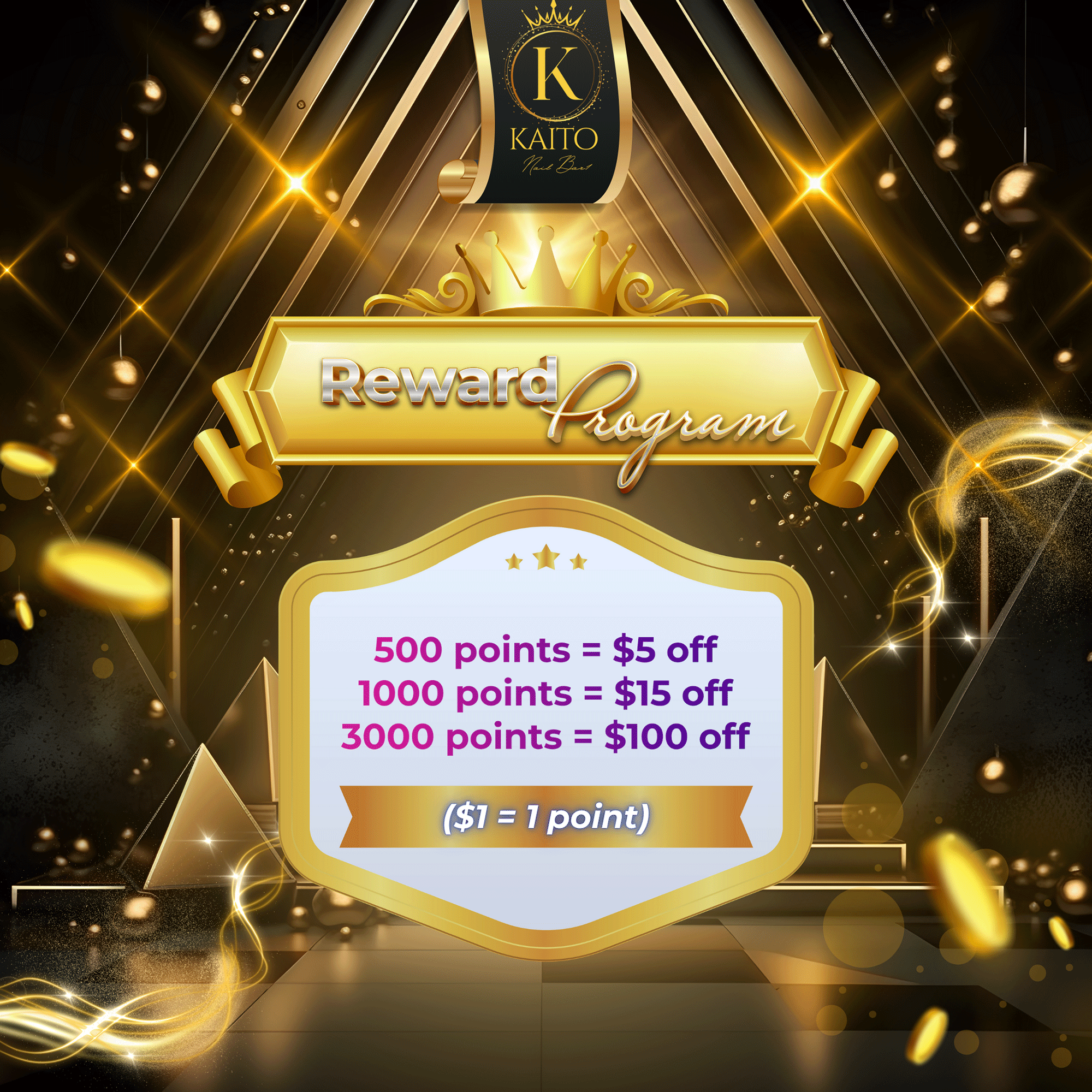 Exclusive manicure and pedicure offers at Kaito's Nail Bar Charlotte NC