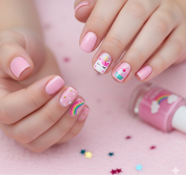 Princess Spa Services for Kids 9 & Under - Children's Nail Care Charlotte NC